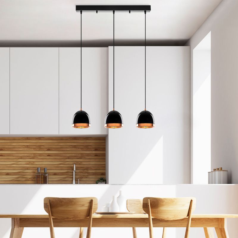 Casa si Gradina - Corpuri si surse de iluminat - Lustre si pendule - Candelabru, Opviq, metal, negru auriu, 62x17x110 cm - Infinity.ro