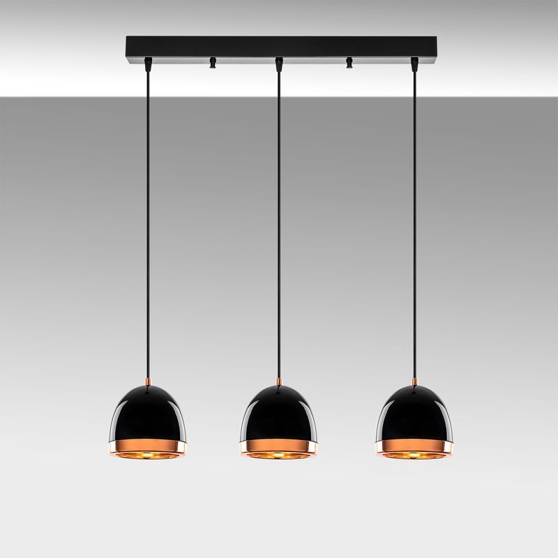 Casa si Gradina - Corpuri si surse de iluminat - Lustre si pendule - Candelabru, Opviq, metal, negru auriu, 62x17x110 cm - Infinity.ro