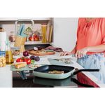 Casa si Gradina - Bucatarie si vesela - Vesela si tacamuri - Cutite si seturi de cutite - Cutit de transat Slate, 20 cm, Otel, ABS, Argintiu/Albastru - Infinity.ro