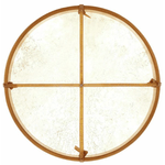 TV, Audio-Video si Foto - Instrumente muzicale - Instrumente de percutie - Toba samanica din piele de capra pre-intinsa, reglabila, ciocanel inclus, diametru 40 cm - Infinity.ro