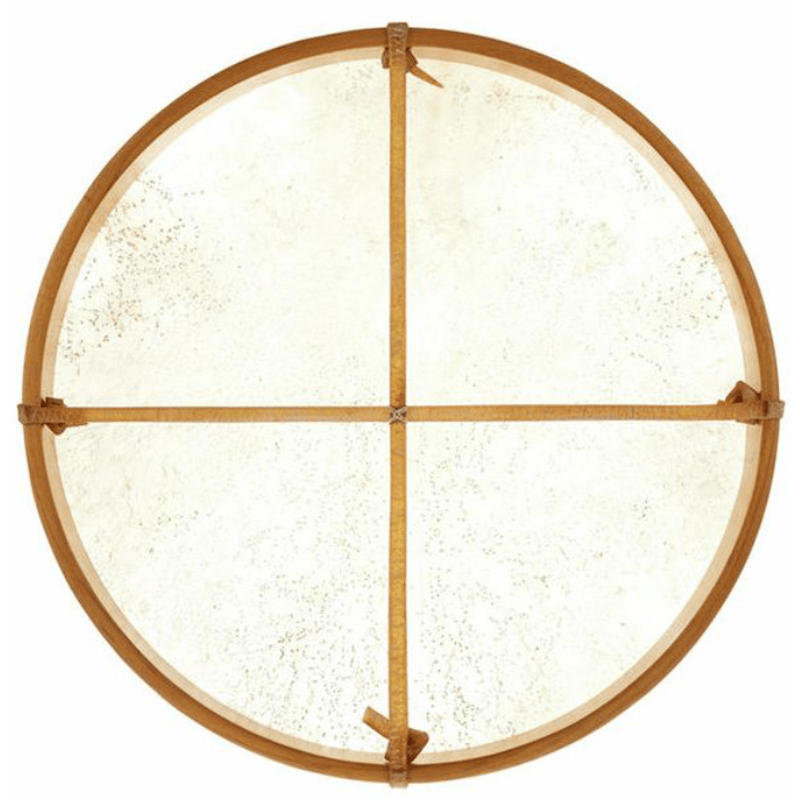 TV, Audio-Video si Foto - Instrumente muzicale - Instrumente de percutie - Toba samanica din piele de capra pre-intinsa, reglabila, ciocanel inclus, diametru 40 cm - Infinity.ro