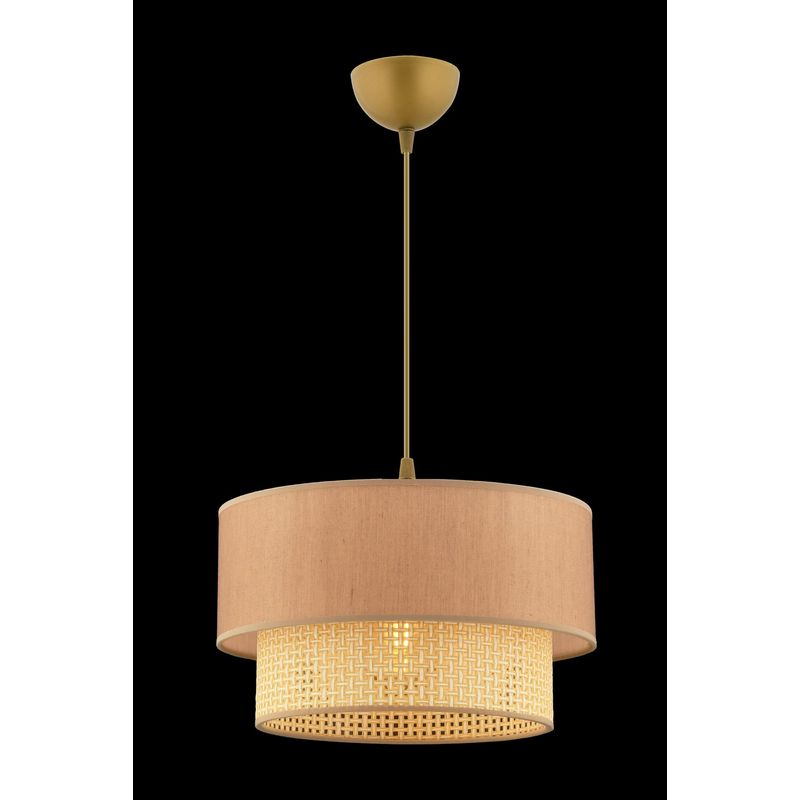 Casa si Gradina - Corpuri si surse de iluminat - Lustre si pendule - Candelabru, Opviq, metal, camel si maro, 30x30x65 cm - Infinity.ro