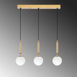 Casa si Gradina - Corpuri si surse de iluminat - Lustre si pendule - Candelabru, Opviq, metal, auriu stralucitor, 62x15x134 cm - Infinity.ro