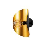 Casa si Gradina - Corpuri si surse de iluminat - Plafoniere, aplice si spoturi - Aplica, Opviq, metal, negru auriu, 17x13x30 cm - Infinity.ro