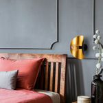 Casa si Gradina - Corpuri si surse de iluminat - Plafoniere, aplice si spoturi - Aplica, Opviq, metal, negru auriu, 17x13x30 cm - Infinity.ro