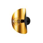 Casa si Gradina - Corpuri si surse de iluminat - Plafoniere, aplice si spoturi - Aplica, Opviq, metal, negru auriu, 17x13x30 cm - Infinity.ro