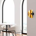 Casa si Gradina - Corpuri si surse de iluminat - Plafoniere, aplice si spoturi - Aplica, Opviq, metal, negru auriu, 17x13x30 cm - Infinity.ro