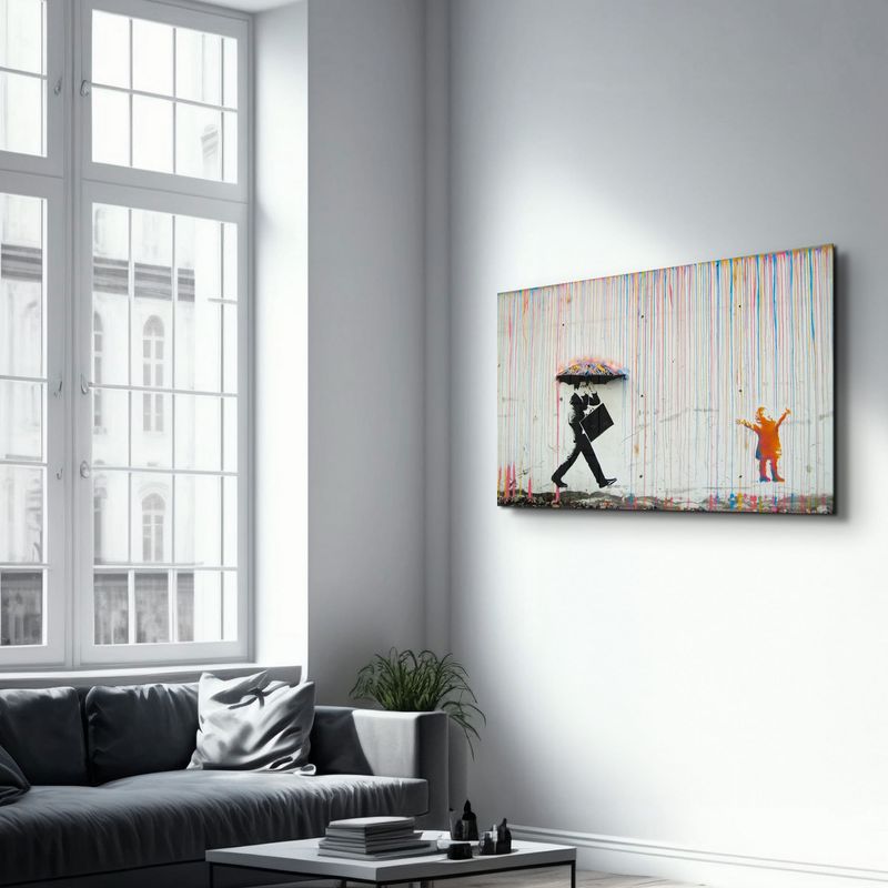 Casa si Gradina - Decoratiuni - Tablouri - Tablou decorativ, Wallxpert, sticla temperata, multicolor, 46x72 cm, 672BRS1663 - Infinity.ro