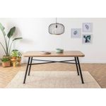 Casa si Gradina - Mobilier - Mese si birouri - Mese bucatarie si dining - Masa dining, Hanah Home, PAL melaminat, natural, 160x90x75 cm - Infinity.ro
