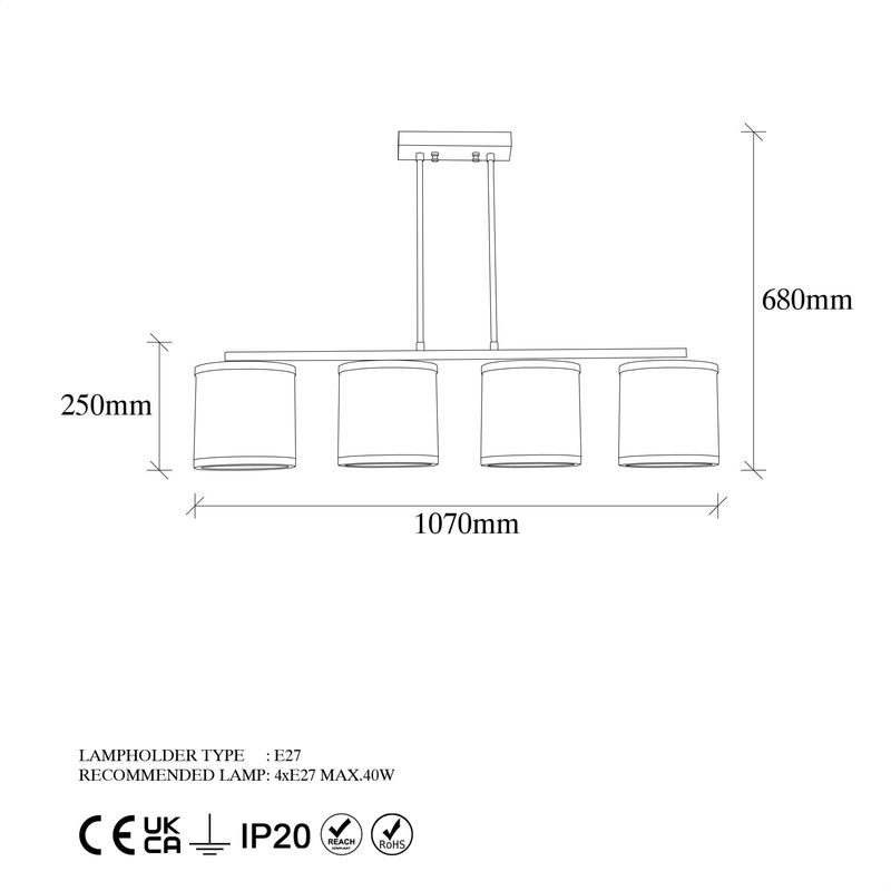 Casa si Gradina - Corpuri si surse de iluminat - Lustre si pendule - Candelabru, Opviq, metal, vintage, 107x20x68 cm - Infinity.ro