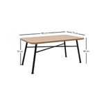 Casa si Gradina - Mobilier - Mese si birouri - Mese bucatarie si dining - Masa dining, Hanah Home, PAL melaminat, natural, 160x90x75 cm - Infinity.ro