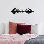 Casa si Gradina - Decoratiuni - Decoratiuni perete - Accesoriu decorativ de perete, Wallxpert, metal, negru, 68x19 cm, 891TNL3310 - Infinity.ro