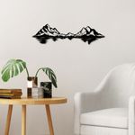 Casa si Gradina - Decoratiuni - Decoratiuni perete - Accesoriu decorativ de perete, Wallxpert, metal, negru, 68x19 cm, 891TNL3310 - Infinity.ro