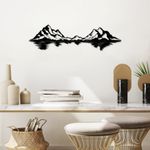 Casa si Gradina - Decoratiuni - Decoratiuni perete - Accesoriu decorativ de perete, Wallxpert, metal, negru, 68x19 cm, 891TNL3310 - Infinity.ro