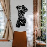 Casa si Gradina - Decoratiuni - Decoratiuni perete - Accesoriu decorativ de perete, Wallxpert, metal, negru, 35x68 cm - Infinity.ro
