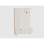 Casa si Gradina - Mobilier - Organizare si depozitare - Cuiere - Cuier, Hanah Home, pal melaminat, alb, 112x35x170 cm - Infinity.ro