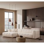 Casa si Gradina - Mobilier - Canapele si coltare - Coltare - Coltar, Hanah Home, lemn fag si pal, bej, 300x150x100 cm, stofa poliester - Infinity.ro