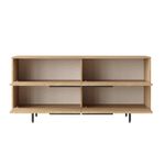 Casa si Gradina - Mobilier - Comode si corpuri - Console - Consola, Hanah Home, panou de particule melaminat, nuc, 160x44.5x74.3 cm - Infinity.ro