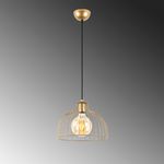 Casa si Gradina - Corpuri si surse de iluminat - Lustre si pendule - Candelabru, Opviq, metal, auriu stralucitor, 28x28x126 cm - Infinity.ro