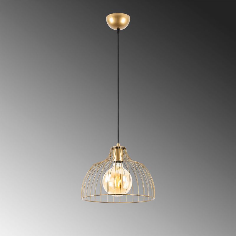 Casa si Gradina - Corpuri si surse de iluminat - Lustre si pendule - Candelabru, Opviq, metal, auriu stralucitor, 28x28x126 cm - Infinity.ro