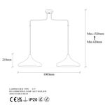 Casa si Gradina - Corpuri si surse de iluminat - Lustre si pendule - Candelabru, Opviq, metal, patina, 100x35x132 cm, 942FLG1401 - Infinity.ro