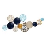 Casa si Gradina - Decoratiuni - Decoratiuni perete - Accesoriu decorativ de perete, Wallxpert, metal, multicolor, 90x42 cm - Infinity.ro