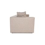 Casa si Gradina - Mobilier - Canapele si coltare - Canapele - Canapea 3 locuri, Hanah Home, lemn de carpen, in, bej nisip, 270x95x65 cm - Infinity.ro
