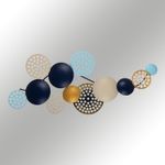 Casa si Gradina - Decoratiuni - Decoratiuni perete - Accesoriu decorativ de perete, Wallxpert, metal, multicolor, 90x42 cm - Infinity.ro