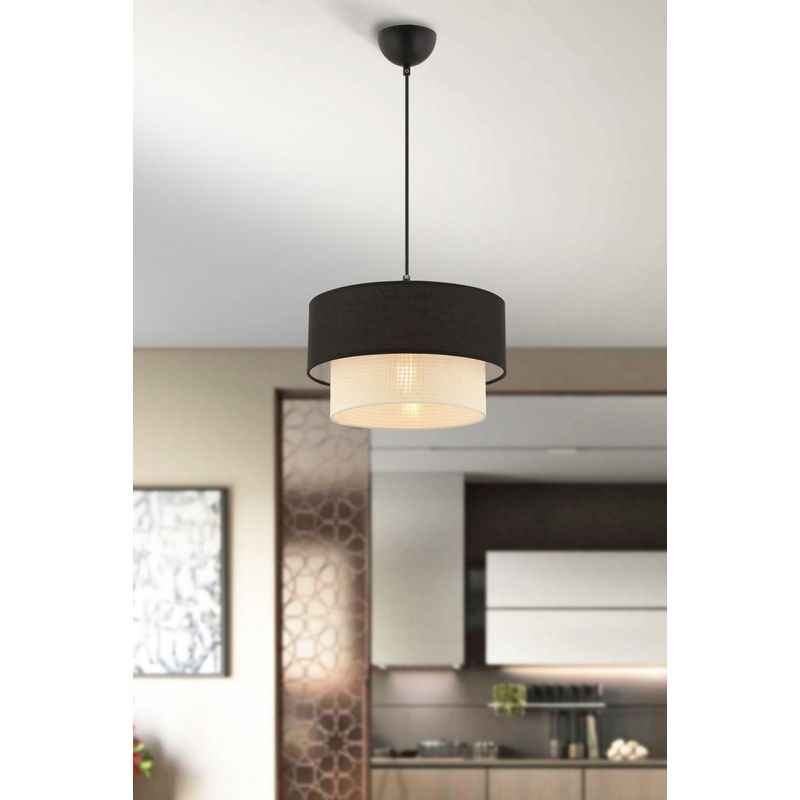 Casa si Gradina - Corpuri si surse de iluminat - Lustre si pendule - Candelabru, Opviq, metal, alb negru, 30x30x65 cm - Infinity.ro