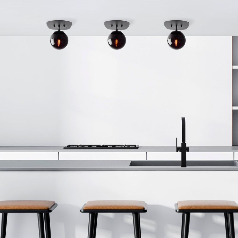 Casa si Gradina - Corpuri si surse de iluminat - Lustre si pendule - Candelabru, Opviq, metal, negru, 20x25x25 cm - Infinity.ro