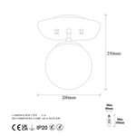 Casa si Gradina - Corpuri si surse de iluminat - Lustre si pendule - Candelabru, Opviq, metal, negru, 20x25x25 cm - Infinity.ro