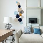 Casa si Gradina - Decoratiuni - Decoratiuni perete - Accesoriu decorativ de perete, Wallxpert, metal, multicolor, 90x42 cm - Infinity.ro