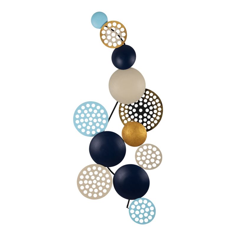 Casa si Gradina - Decoratiuni - Decoratiuni perete - Accesoriu decorativ de perete, Wallxpert, metal, multicolor, 90x42 cm - Infinity.ro