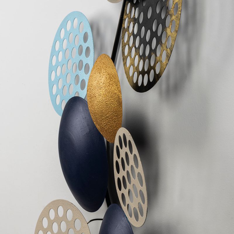 Casa si Gradina - Decoratiuni - Decoratiuni perete - Accesoriu decorativ de perete, Wallxpert, metal, multicolor, 90x42 cm - Infinity.ro