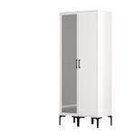 Casa si Gradina - Mobilier - Dulapuri si sifoniere - Sifoniere - Sifonier, Hanah Home, panou de particule acoperit cu melamina, alb, 80x201.4x47.5 cm - Infinity.ro