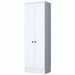 Casa si Gradina - Mobilier - Organizare si depozitare - Cuiere - Cuier, Hanah Home, pal melaminat, alb, 59.8x37.5x182.8 cm - Infinity.ro