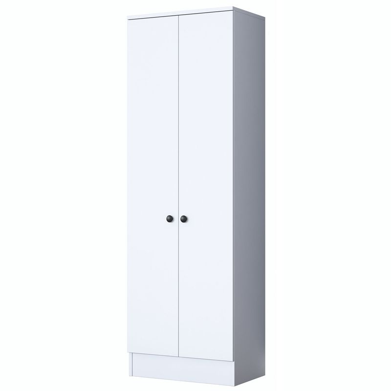 Casa si Gradina - Mobilier - Organizare si depozitare - Cuiere - Cuier, Hanah Home, pal melaminat, alb, 59.8x37.5x182.8 cm - Infinity.ro