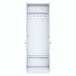 Casa si Gradina - Mobilier - Organizare si depozitare - Cuiere - Cuier, Hanah Home, pal melaminat, alb, 59.8x37.5x182.8 cm - Infinity.ro