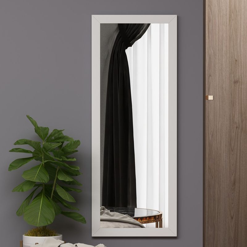 Casa si Gradina - Decoratiuni - Oglinzi - Oglinda, Hanah Home, mdf, alb, 40x105x2 cm - Infinity.ro