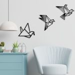 Casa si Gradina - Decoratiuni - Decoratiuni perete - Accesoriu decorativ de perete, Wallxpert, metal, negru, 100x31 cm - Infinity.ro