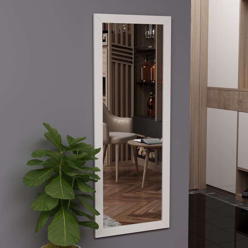 Casa si Gradina - Decoratiuni - Oglinzi - Oglinda, Hanah Home, mdf, alb, 40x105x2 cm - Infinity.ro