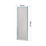 Casa si Gradina - Decoratiuni - Oglinzi - Oglinda, Hanah Home, mdf, alb, 40x105x2 cm - Infinity.ro