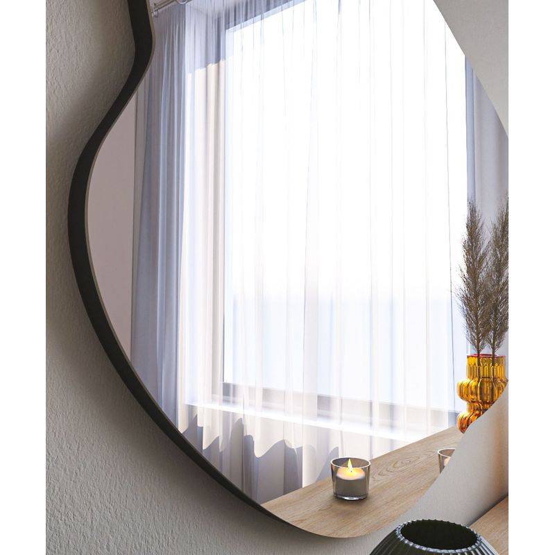 Casa si Gradina - Decoratiuni - Oglinzi - Oglinda decorativa, Hanah Home, mdf, negru, 60x85x2.2 cm - Infinity.ro