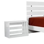 Casa si Gradina - Mobilier - Comode si corpuri - Noptiere - Noptiera, Hanah Home, pal melaminat, alb, 60x33x43 cm - Infinity.ro