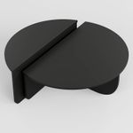 Casa si Gradina - Mobilier - Mese si birouri - Masute de cafea - Masuta de cafea, Hanah Home, pal melaminat, negru, 90x60x30 cm - Infinity.ro