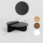 Casa si Gradina - Mobilier - Mese si birouri - Masute de cafea - Masuta de cafea, Hanah Home, pal melaminat, negru, 90x60x30 cm - Infinity.ro