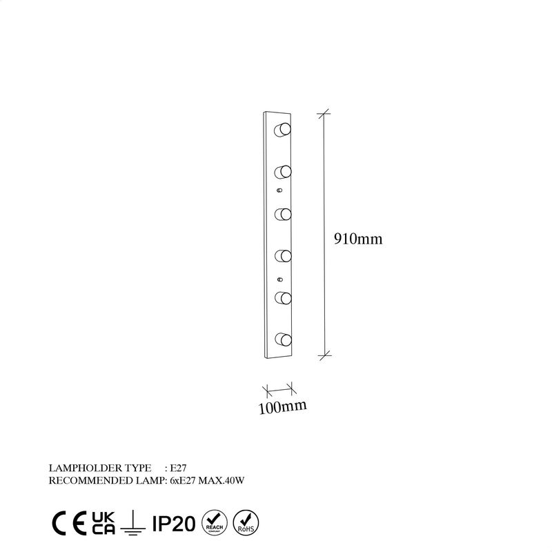 Casa si Gradina - Corpuri si surse de iluminat - Plafoniere, aplice si spoturi - Aplica, Opviq, metal, auriu, 10x10x91 cm - Infinity.ro
