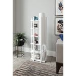 Casa si Gradina - Corpuri si surse de iluminat - Veioze si lampi - Lampadare - Lampadar, Opviq, corp din pal, alb, 45x25x135 cm - Infinity.ro