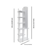 Casa si Gradina - Corpuri si surse de iluminat - Veioze si lampi - Lampadare - Lampadar, Opviq, corp din pal, alb, 45x25x135 cm - Infinity.ro