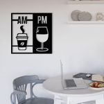 Casa si Gradina - Decoratiuni - Decoratiuni perete - Accesoriu decorativ de perete, Wallxpert, metal, negru, 52x52 cm, 279ENZ1236 - Infinity.ro